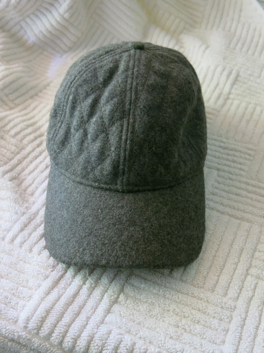 Madewell Wool Blend Quilted Baseball hat for women